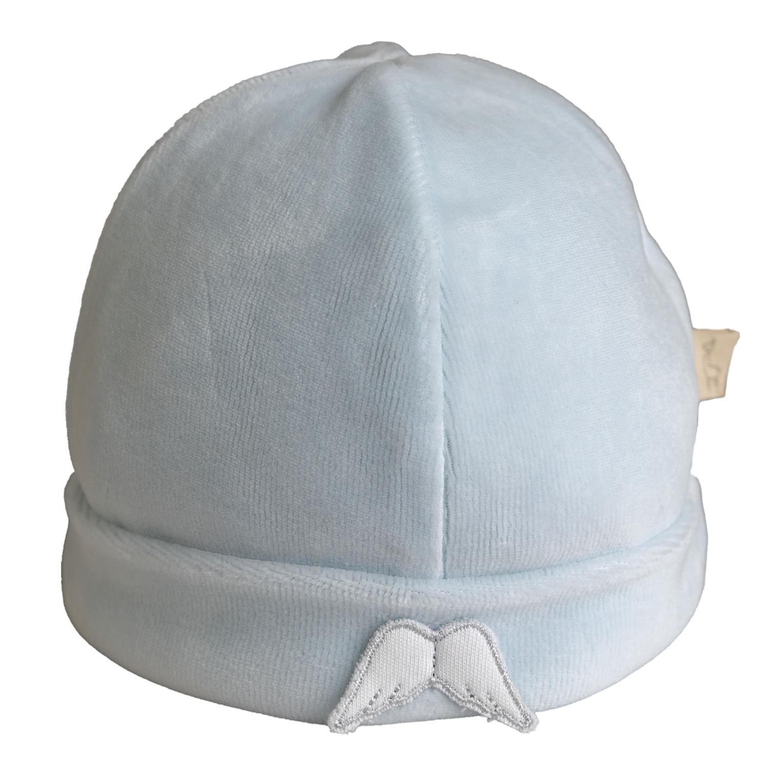 BABY GI Babylue Velour,Angel Lyseblå - Farmor Ingvarda