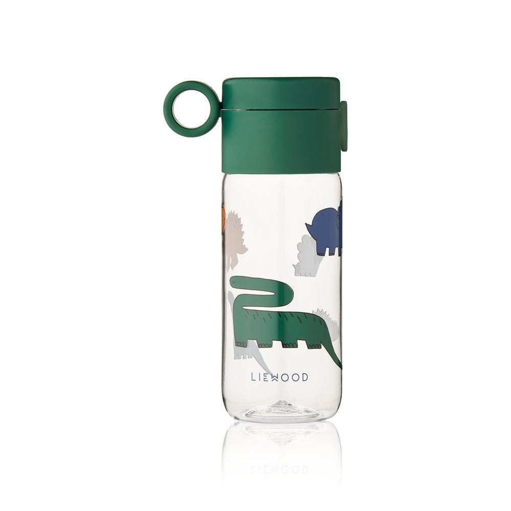 LIEWOOD Clemence Bottle,350ml,Dinosaurs Grønn