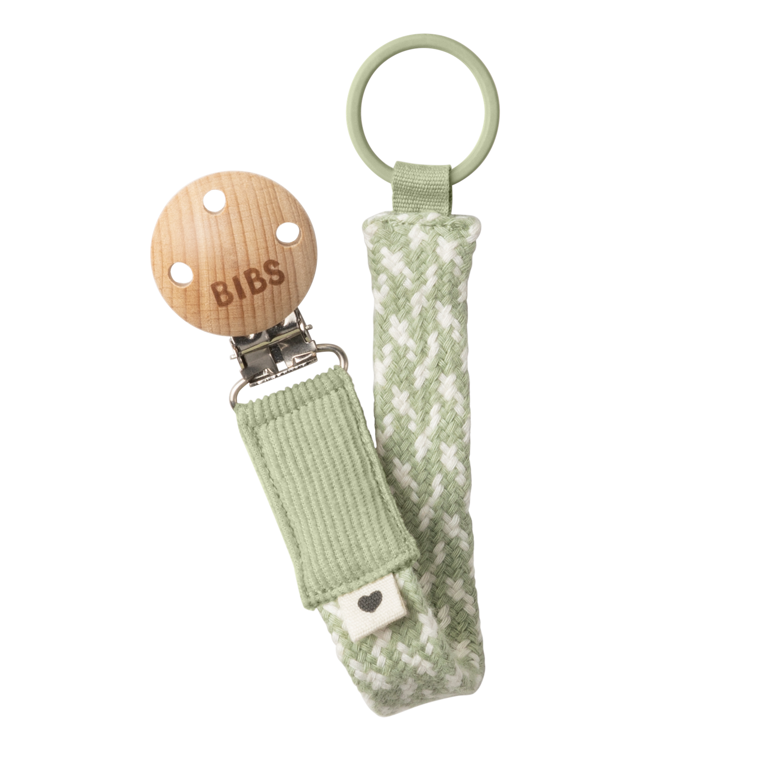 BIBS Pacifier Clip Grønn - Farmor Ingvarda
