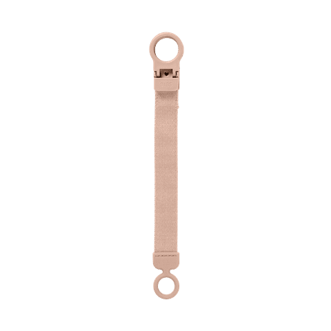BIBS Pacifier Clip Loop Dus Rosa - Farmor Ingvarda