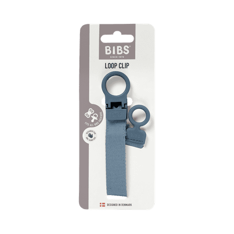 BIBS Pacifier Clip Loop Petrol - Farmor Ingvarda