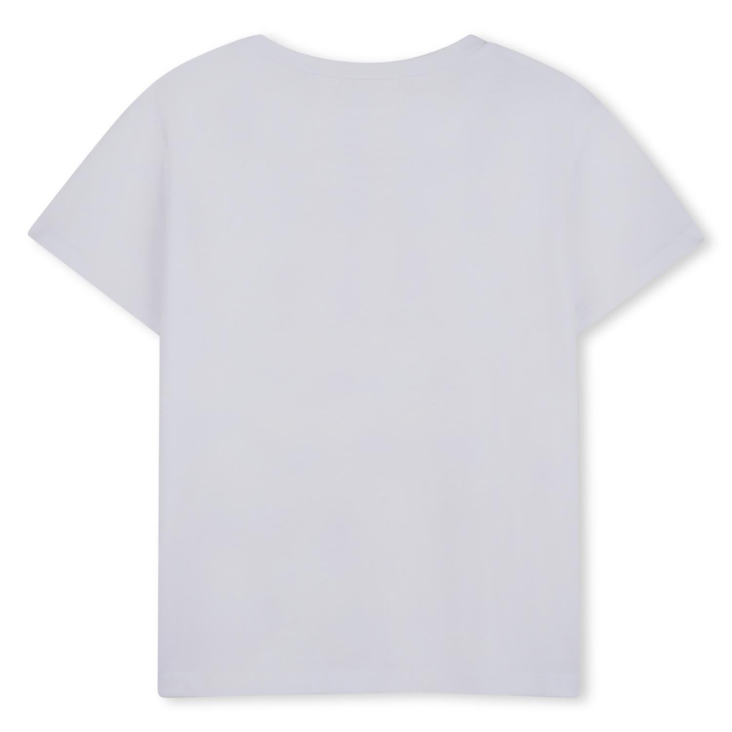 BILLIEBLUSH T-skjorte m/paljetter Hvit - Farmor Ingvarda