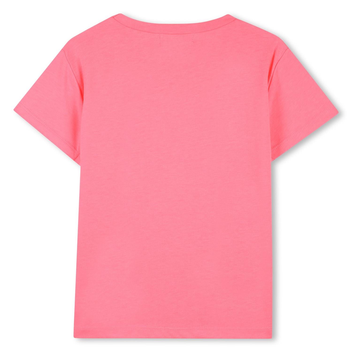 BILLIEBLUSH T-skjorte m/paljetter,Love Korallrosa - Farmor Ingvarda