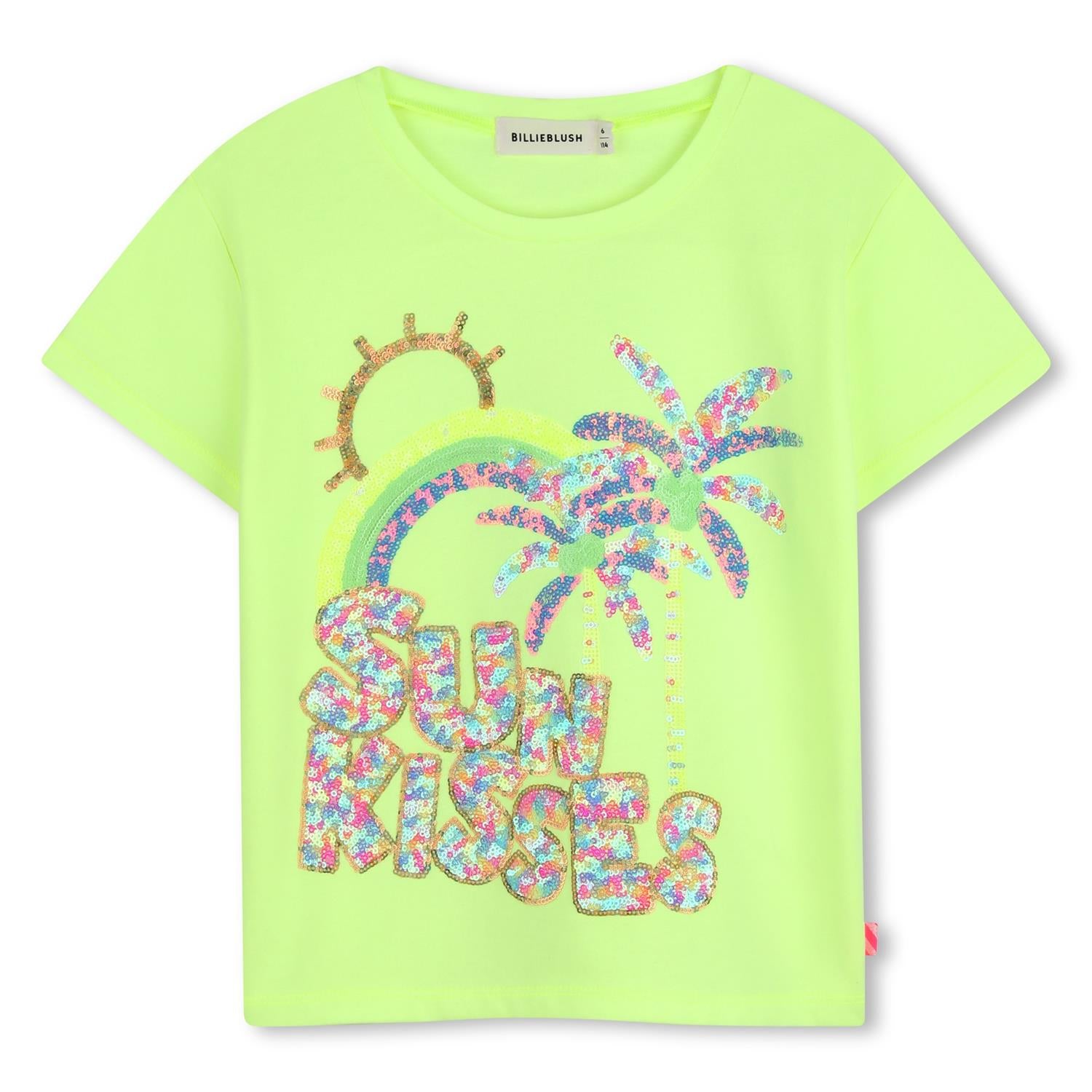 BILLIEBLUSH T-skjorte m/paljetter,Sun Kisses Lemon - Farmor Ingvarda