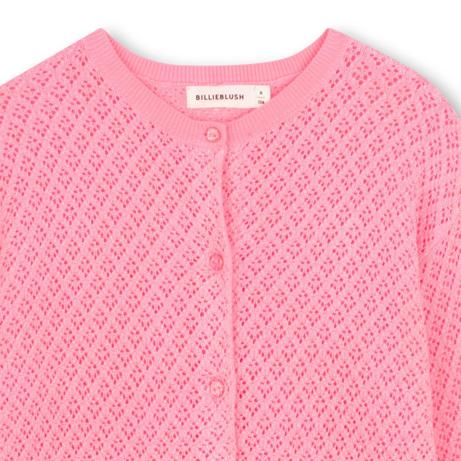 BILLIEBLUSH Cardigan Korallrosa - Farmor Ingvarda