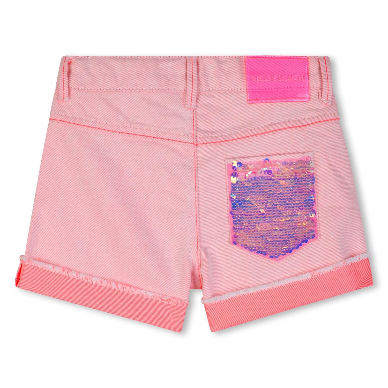 BILLIEBLUSH Shorts m/paljetter Rosa - Farmor Ingvarda