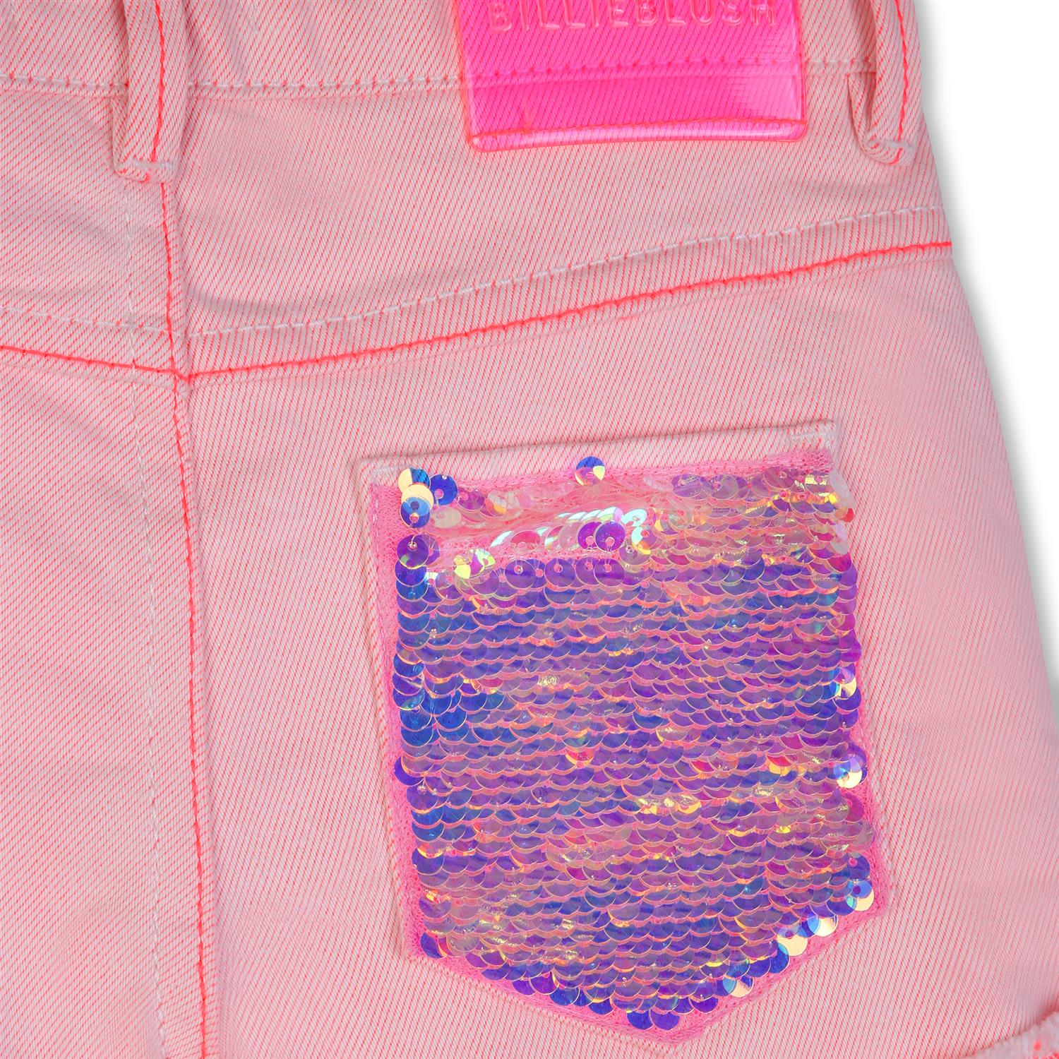 BILLIEBLUSH Shorts m/paljetter Rosa - Farmor Ingvarda