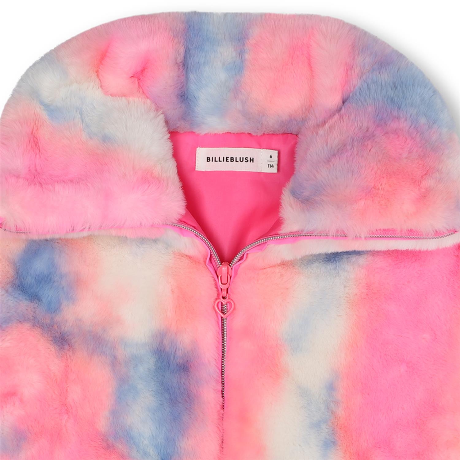 BILLIEBLUSH Pelsjakke,Fake fur Rosa Mix - Farmor Ingvarda
