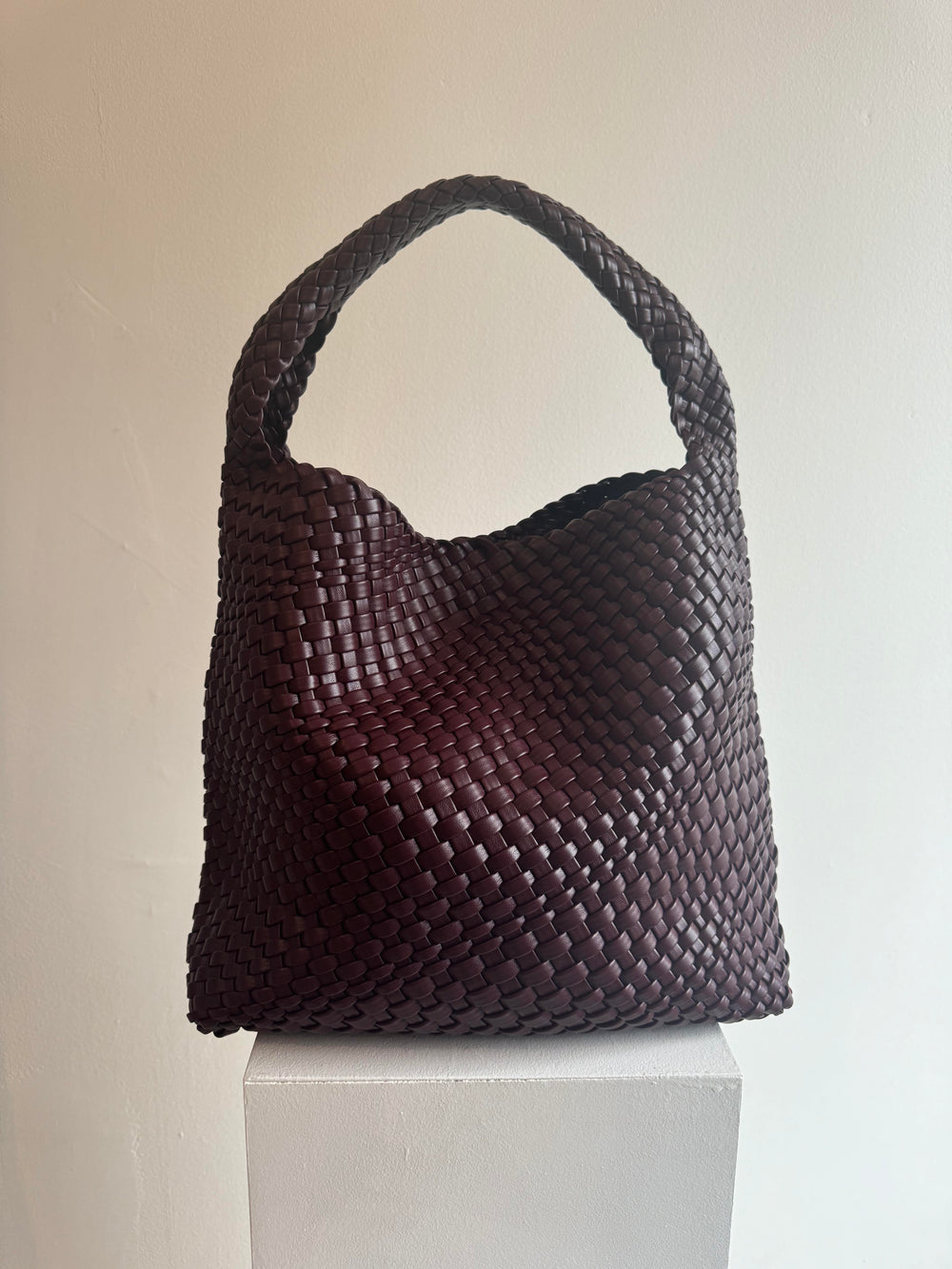 BOW 19 Mia Bag L Burgundy - Farmor Ingvarda
