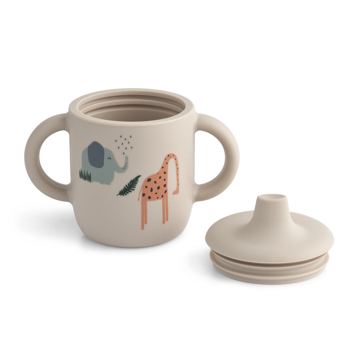 LIEWOOD Neil Sippy Cup,Safari Sand