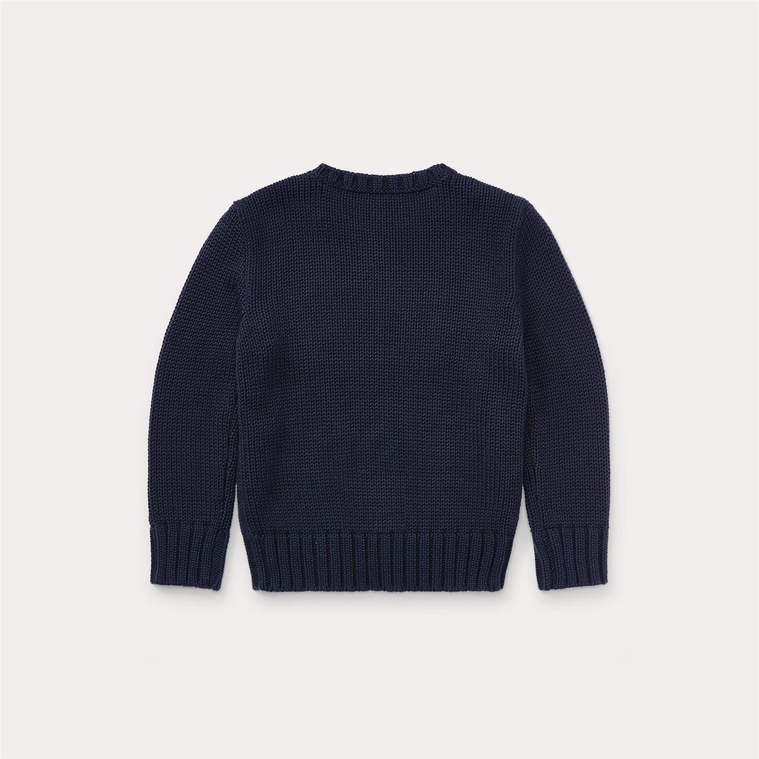 RALPH LAUREN 2-7År Flag CN Sweater Mørkeblå