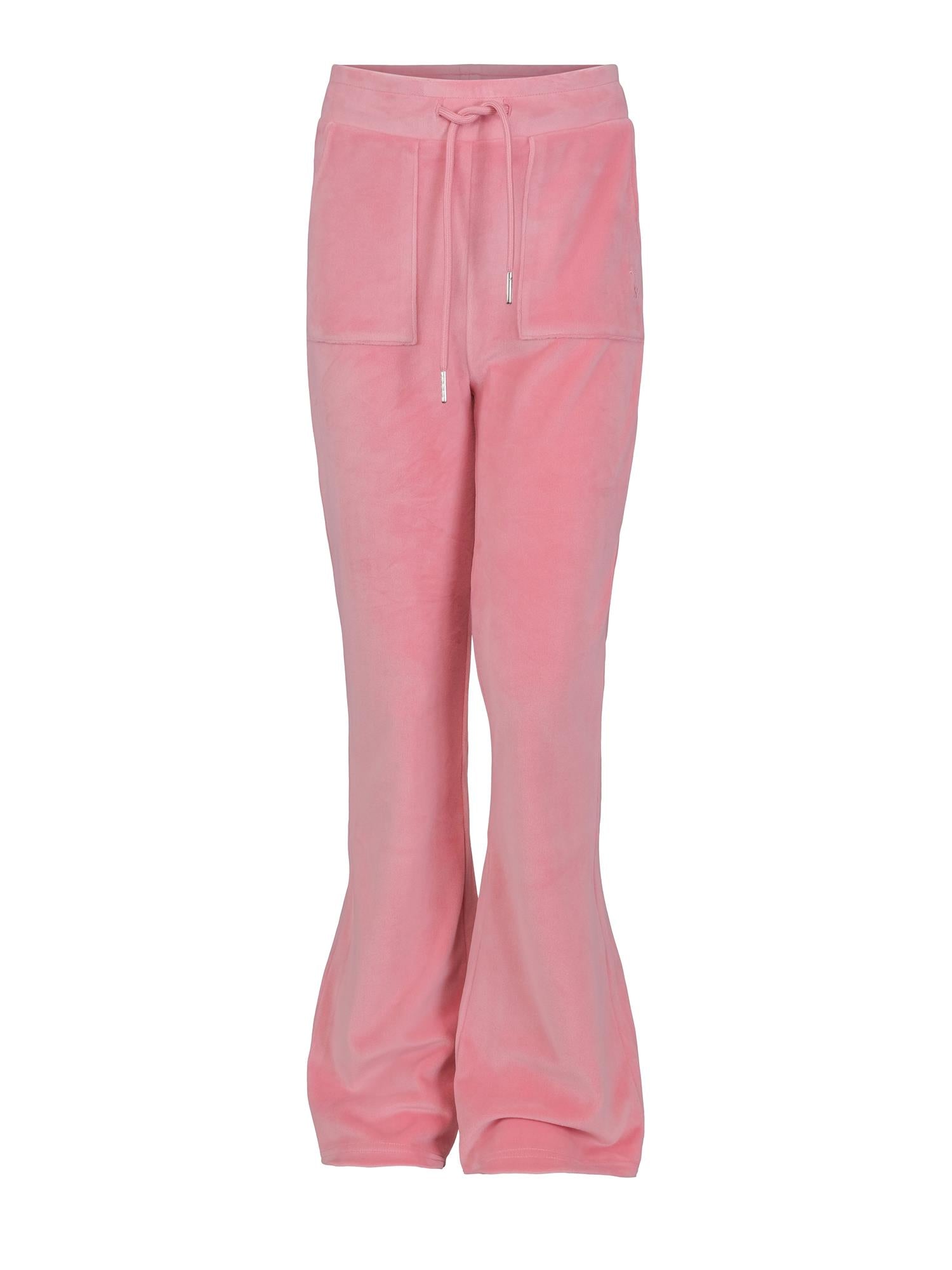 VILJE OG VE Hermine Velour Pant Korall