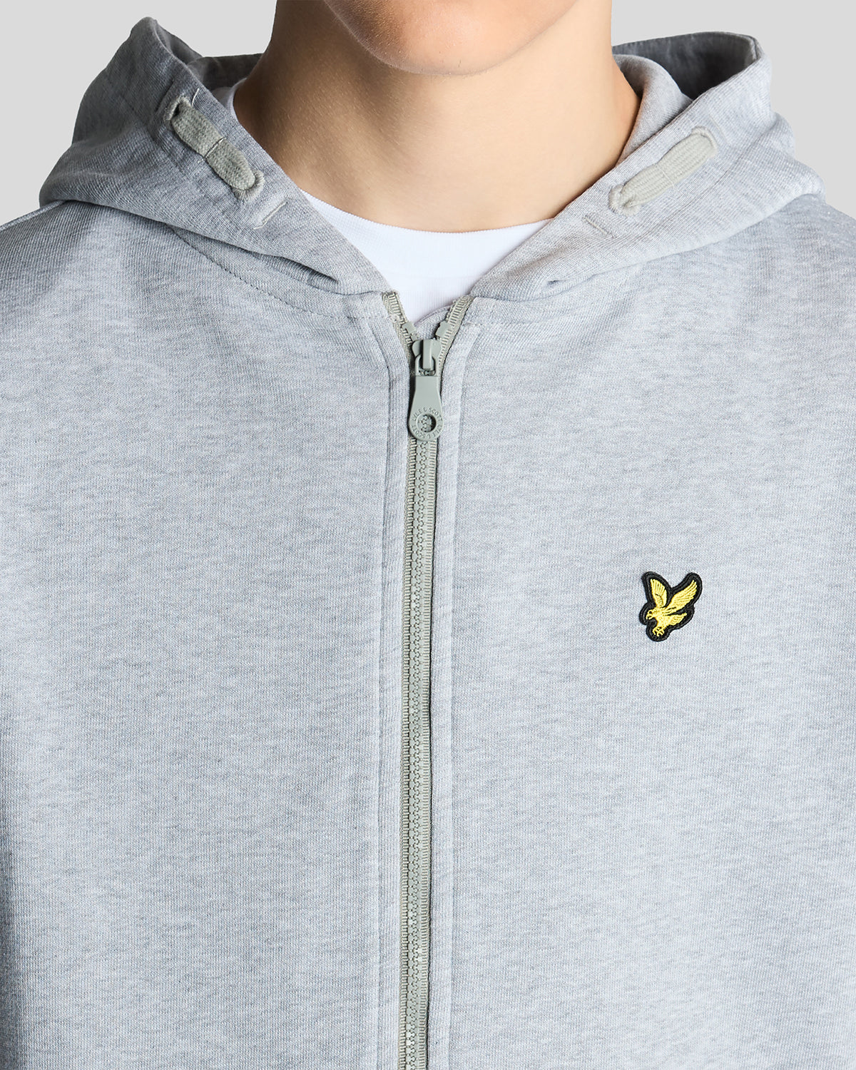 LYLE & SCOTT Hettejakke Lys Grå Melert - Farmor Ingvarda