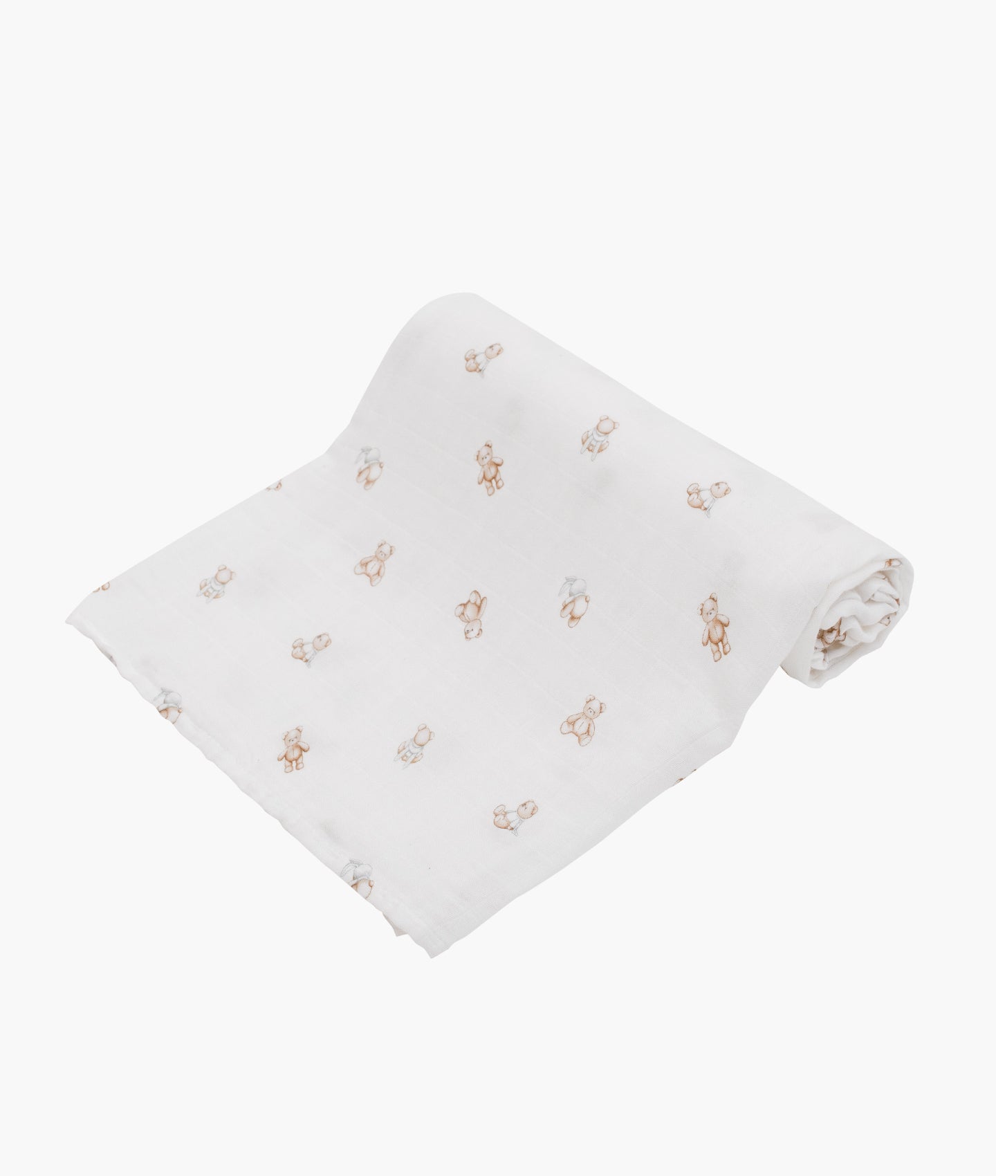 LIVLY Teddy Tay Swaddle Blanket Hvit