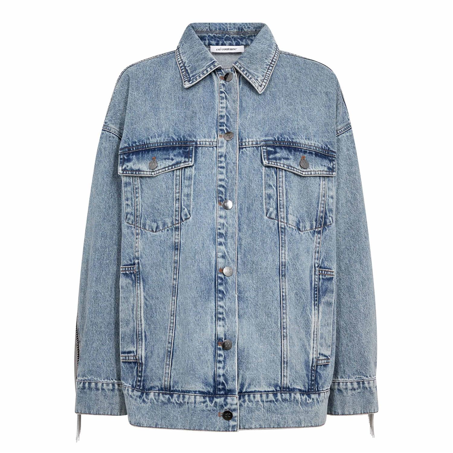CO´ COUTURE Denice Denim Fringe Jacket