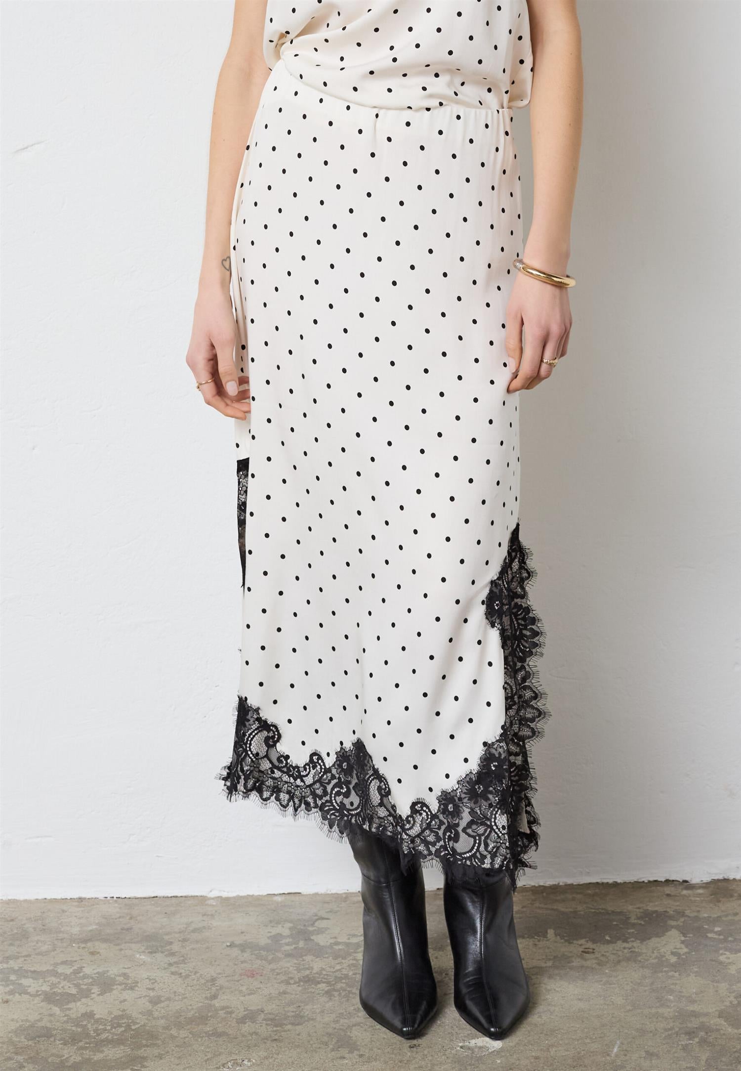 CO´ COUTURE Ameli Dot Lace Skirt