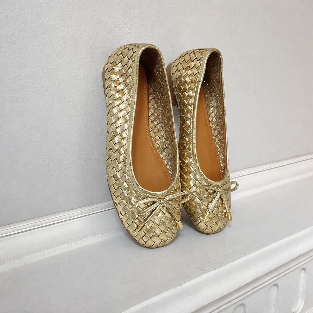 COPENHAGEN SHOES Lucie Loafer Gold - Farmor Ingvarda