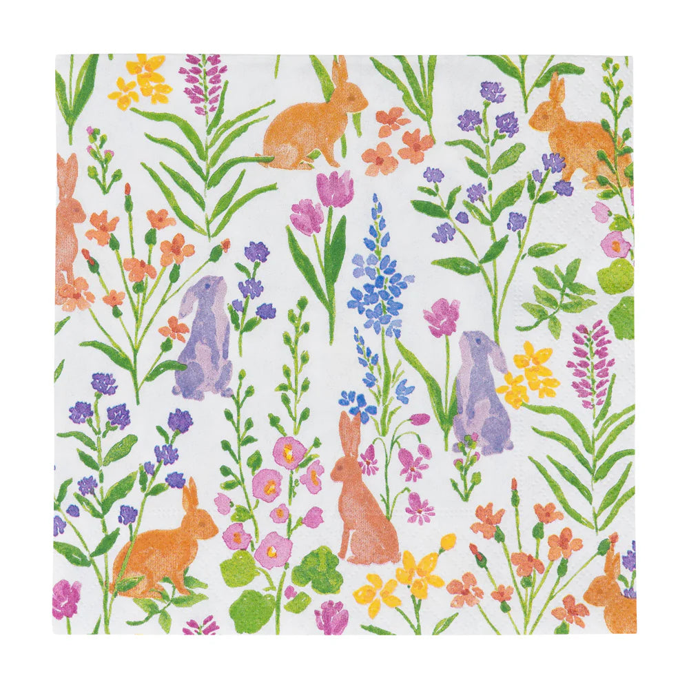 CASPARI Servietter, Bunny Field - Farmor Ingvarda