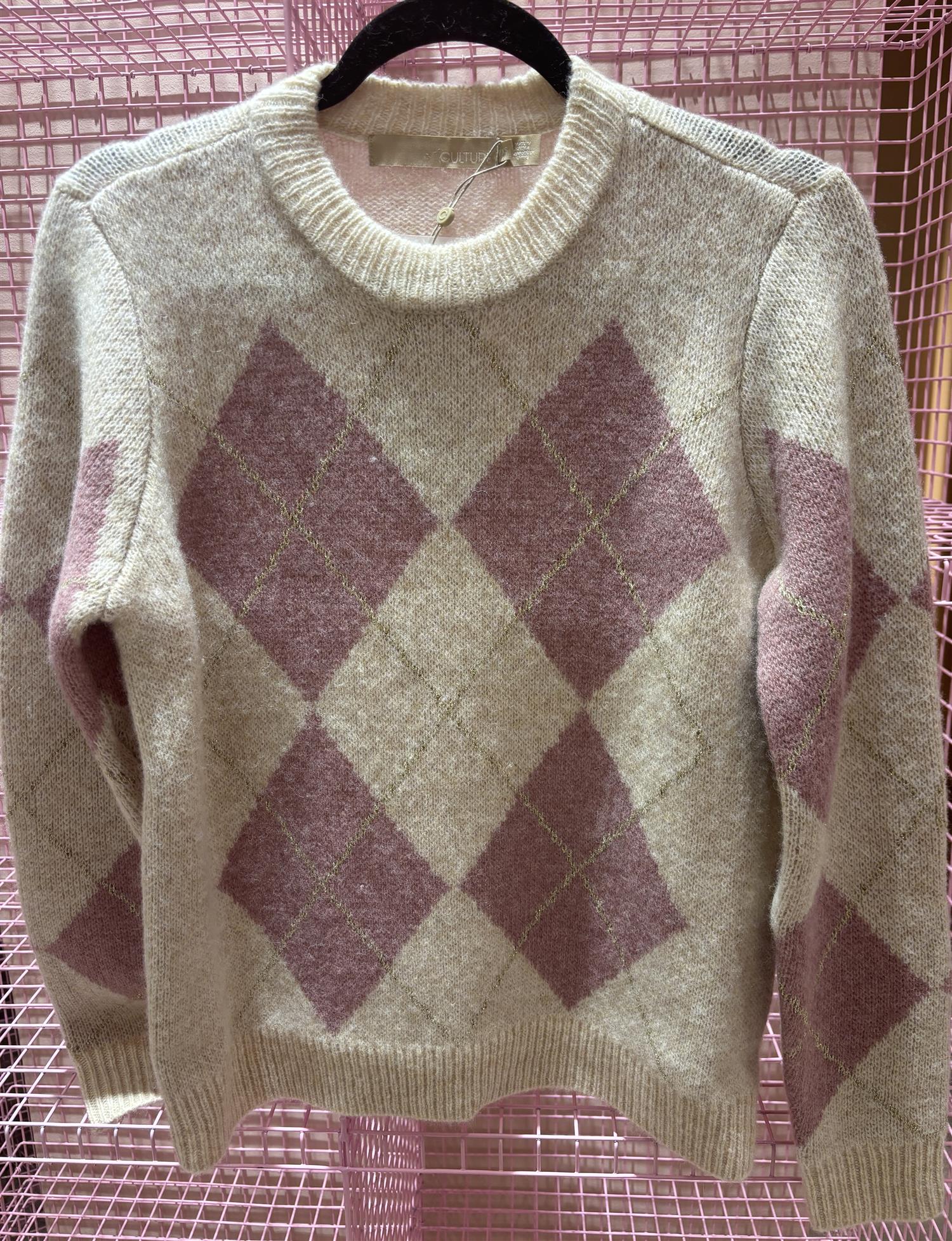 CULTURE Harlekin Katrina Pullover Whitecap