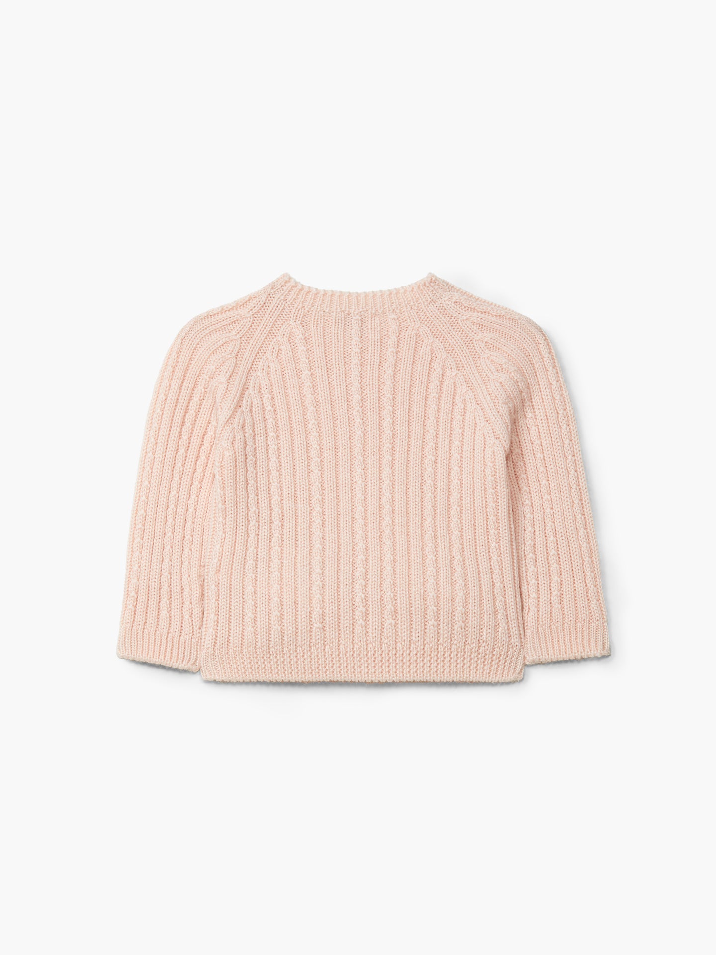 WEDOBLE Strikket Jakke Fletter,Ull Lys Rosa
