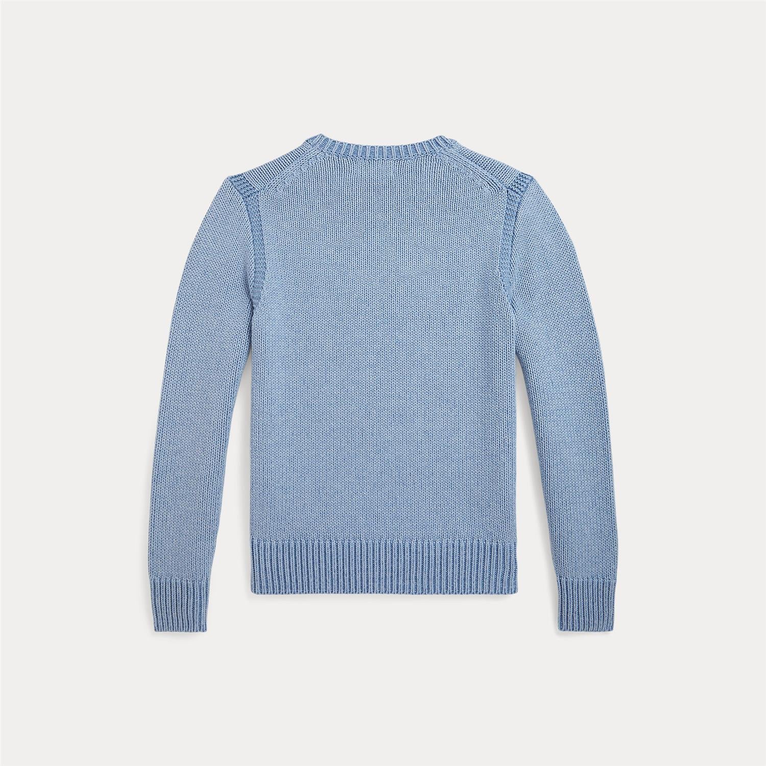RALPH LAUREN 8-16År Flag CN Sweater