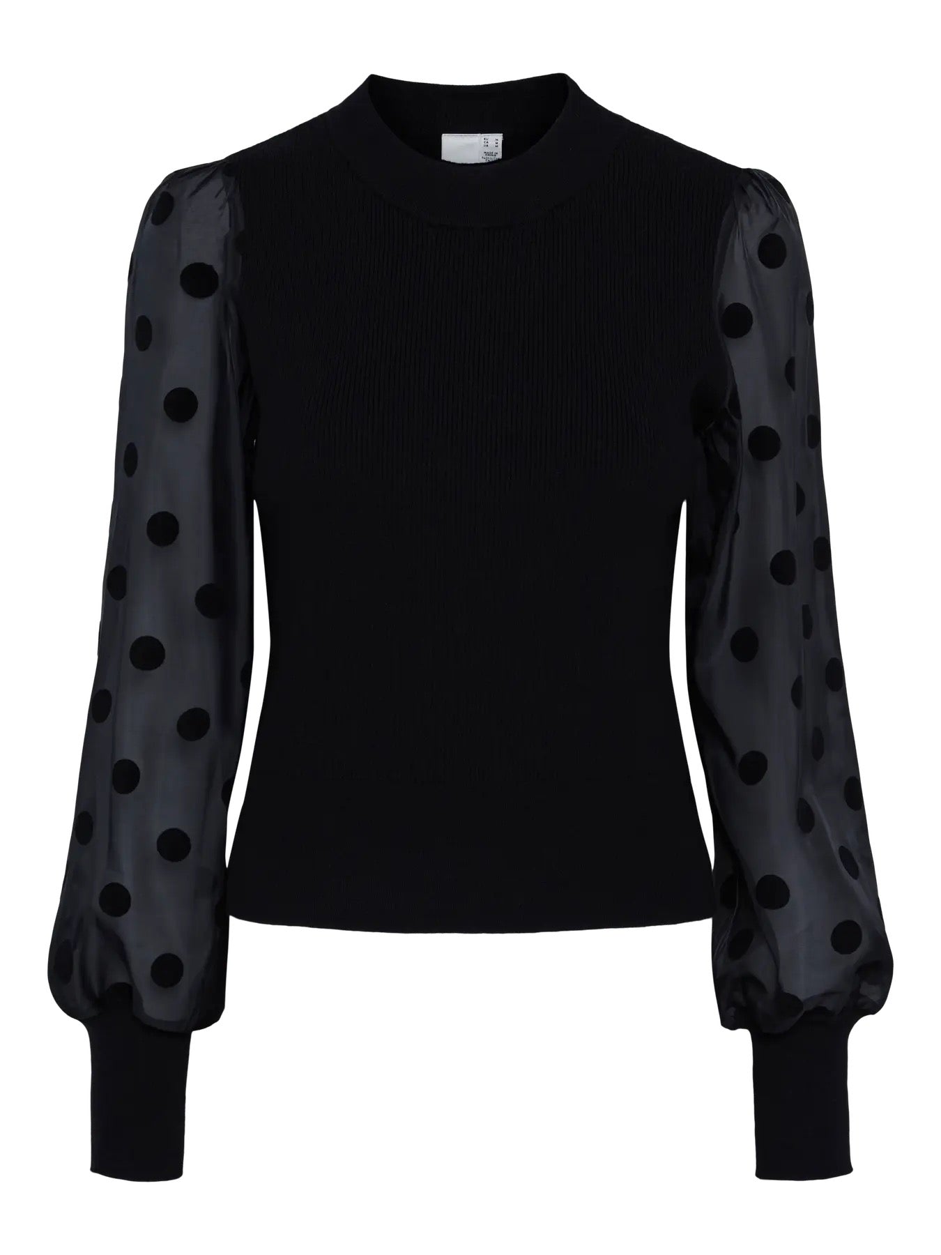 YAS YasDotme LS Knit Pullover
