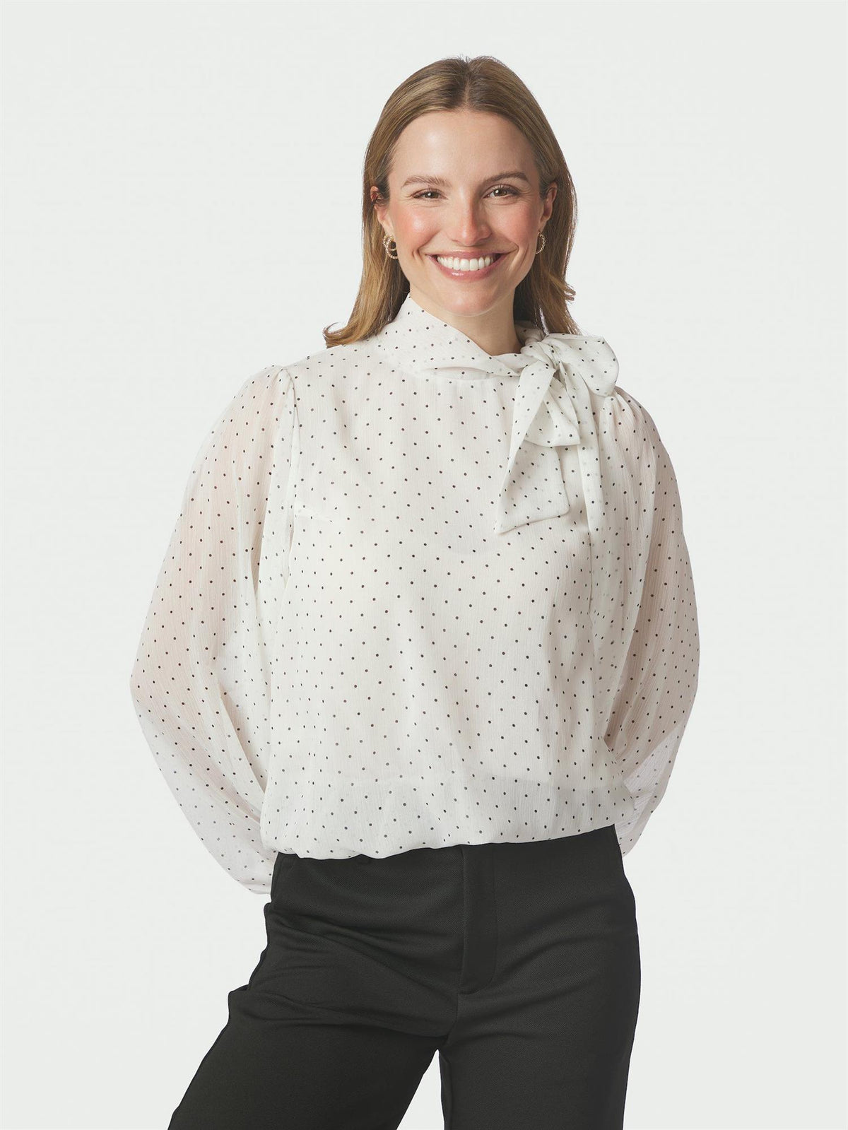 NEO NOIR Dorellie Dot Blouse