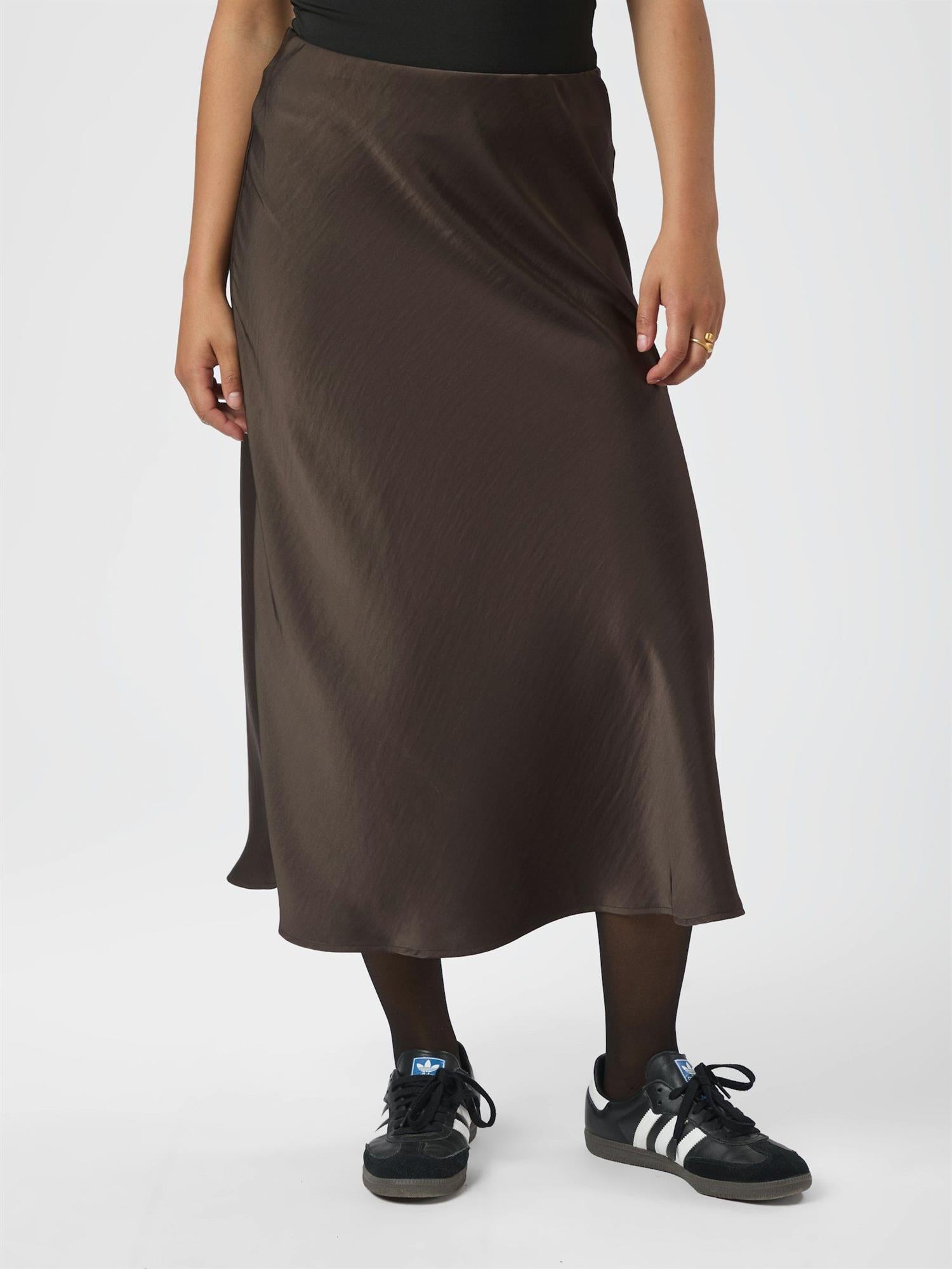 NEO NOIR Bovary Skirt Dark Brown