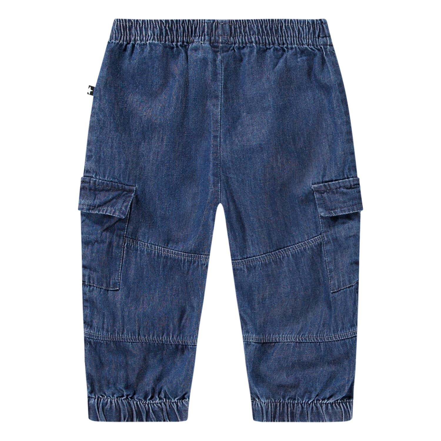 MOLO 0-4ÅR Sae pants,Baby Jeans Blå