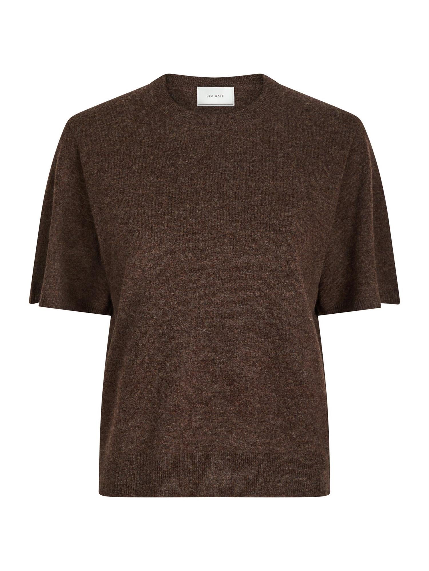 NEO NOIR Missy knit Tee Brun