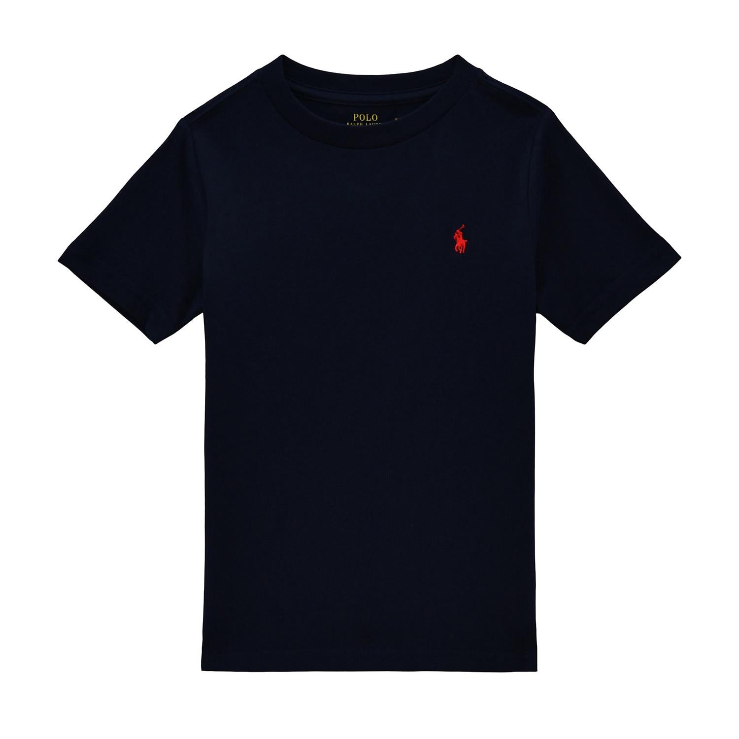 RALPH LAUREN 2-7År SS CN T-shirt Mørkeblå