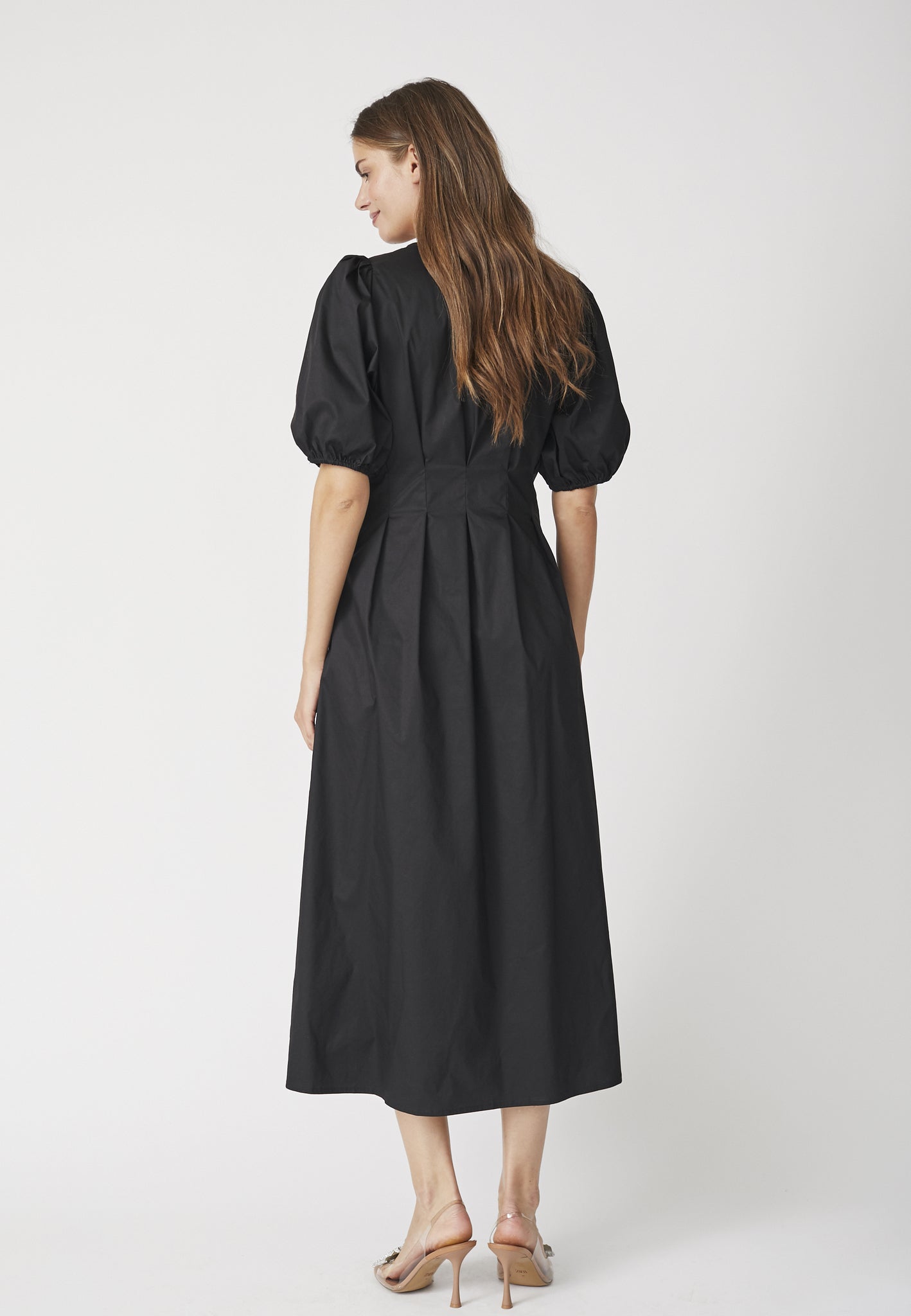 CO´ COUTURE Poppy Pleat Dress Sort - Farmor Ingvarda