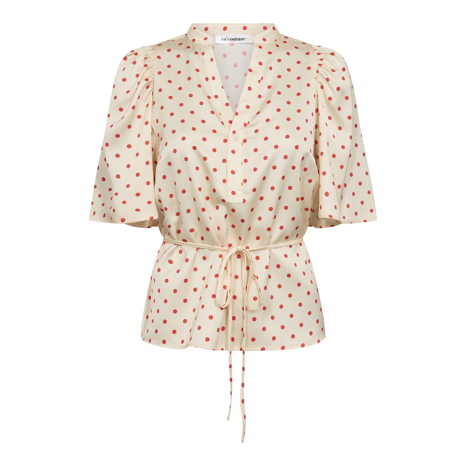 CO´ COUTURE Cambria Dot Blouse - Farmor Ingvarda