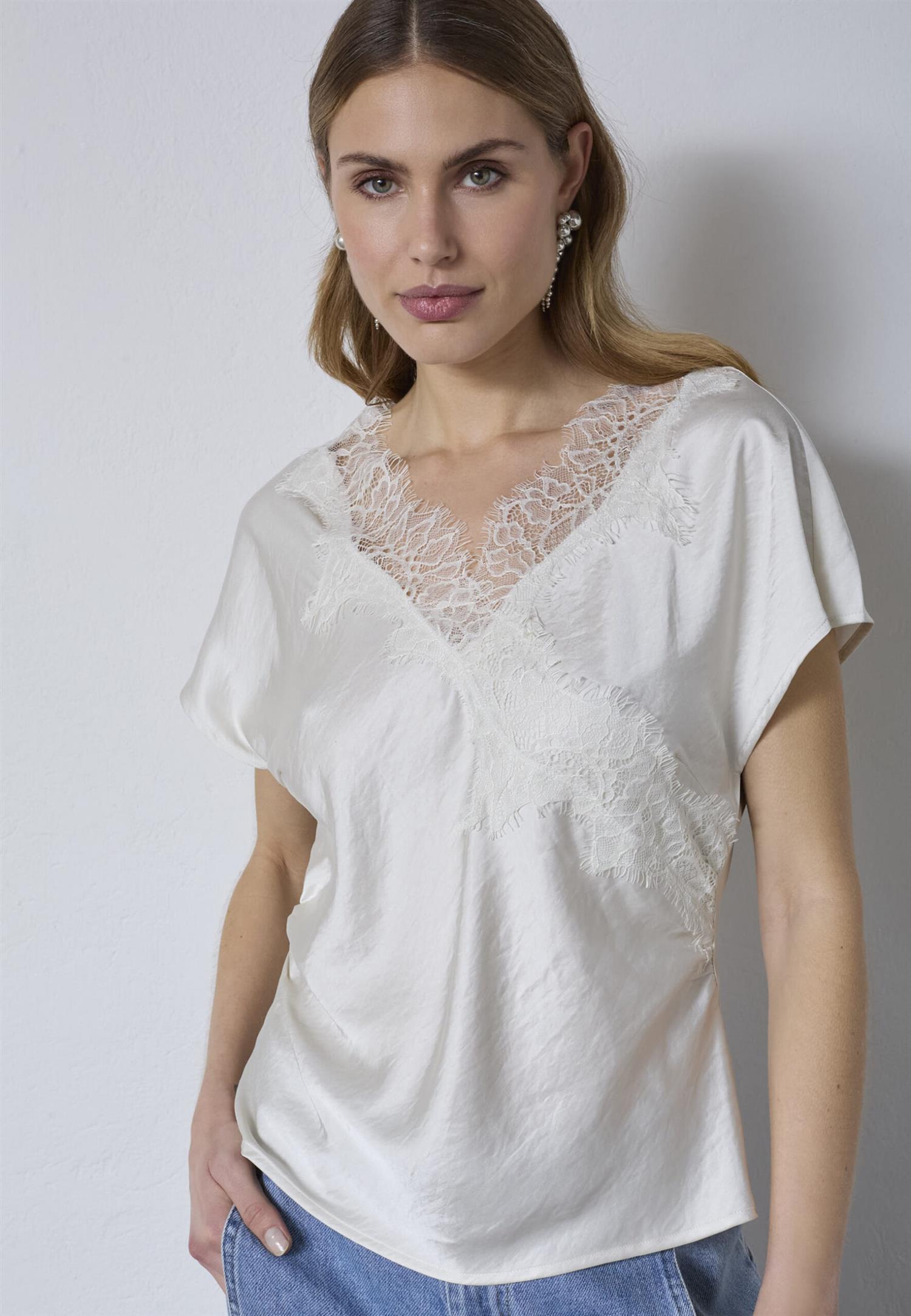 CO´ COUTURE Idun lace blouse - Farmor Ingvarda