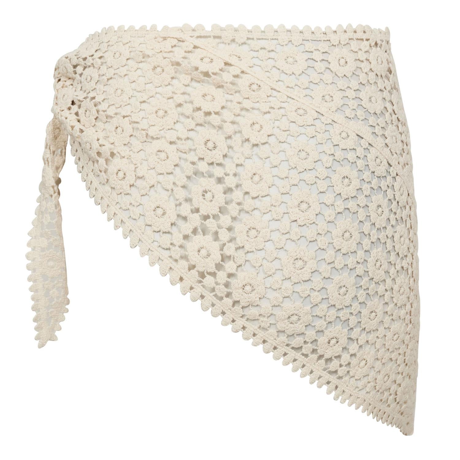 CO´ COUTURE Calin Crochet Scarf Skirt - Farmor Ingvarda