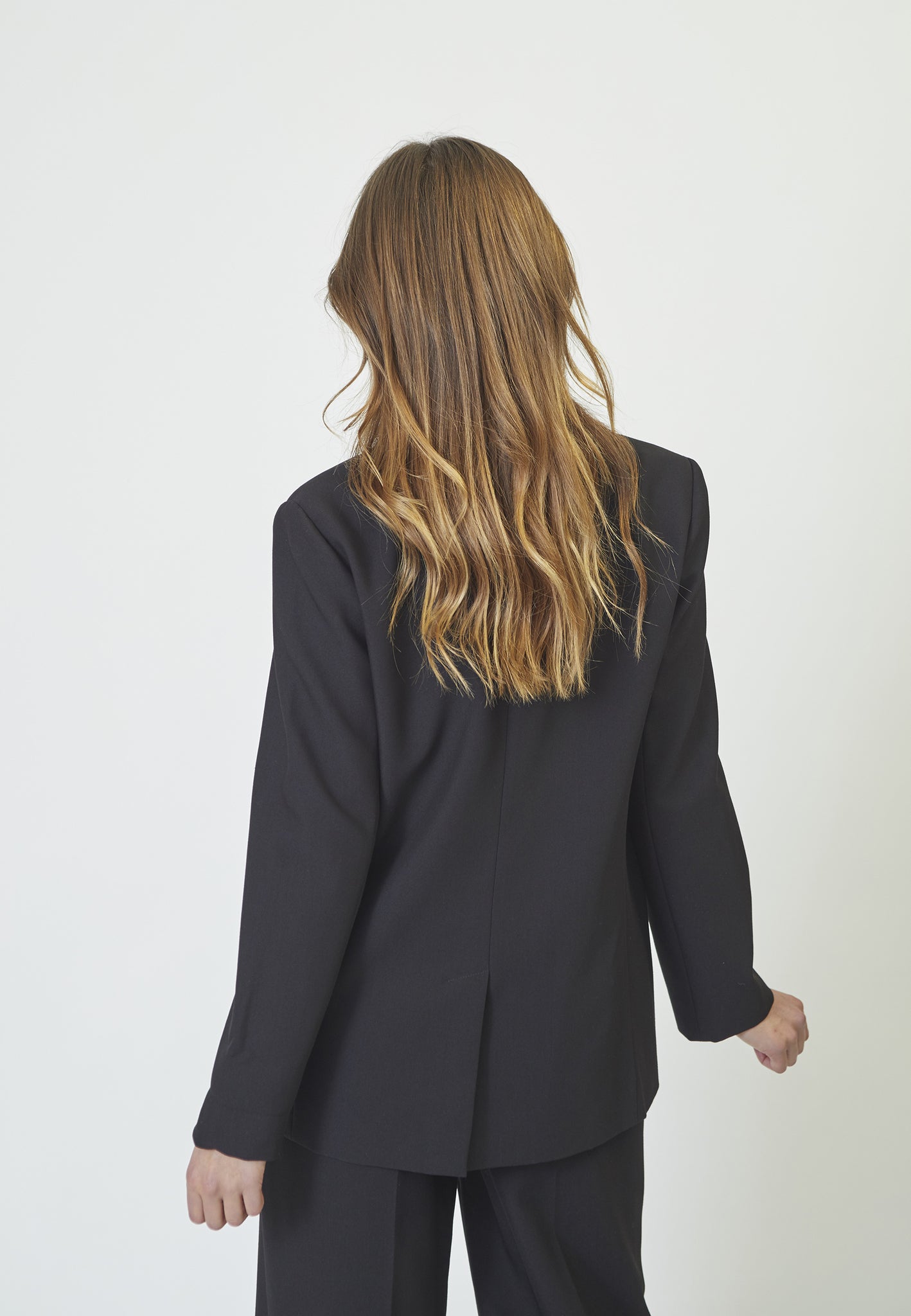 CO´ COUTURE Vola Single Oversize Blazer Sort - Farmor Ingvarda