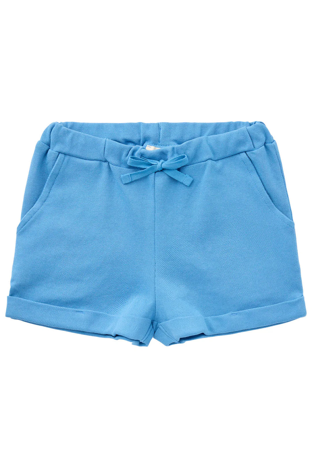 COPENHAGEN COLORS Pique Shorts m/brett Lyseblå - Farmor Ingvarda