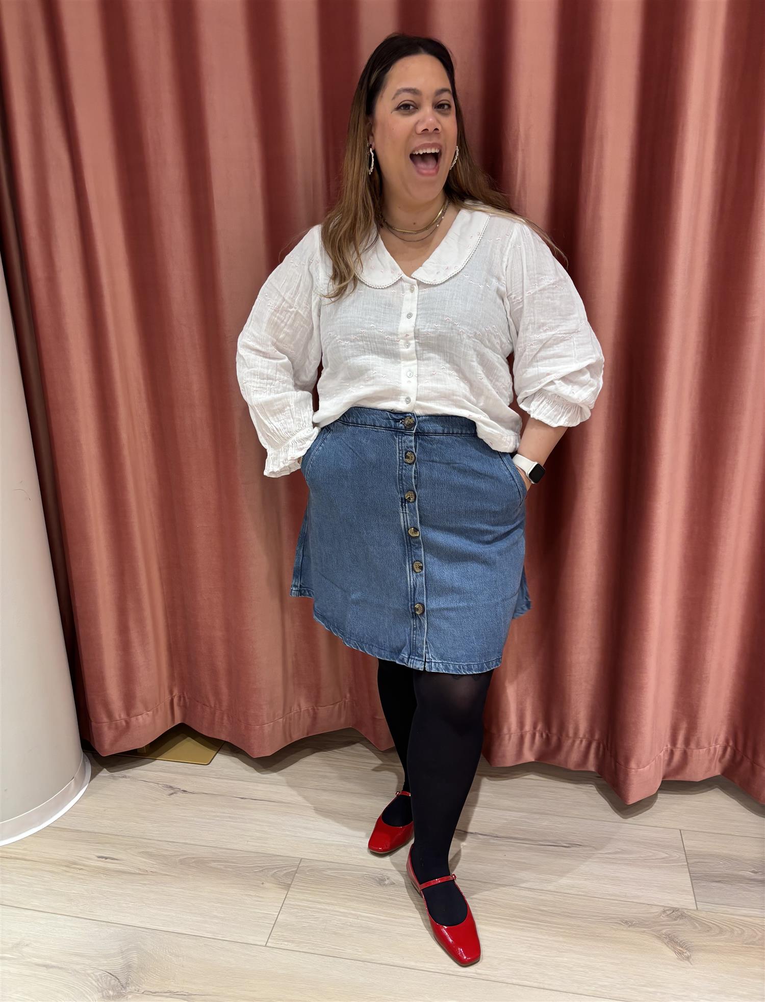 COPENHAGEN SHOES All For Love-Patent Ballerina Rød - Farmor Ingvarda