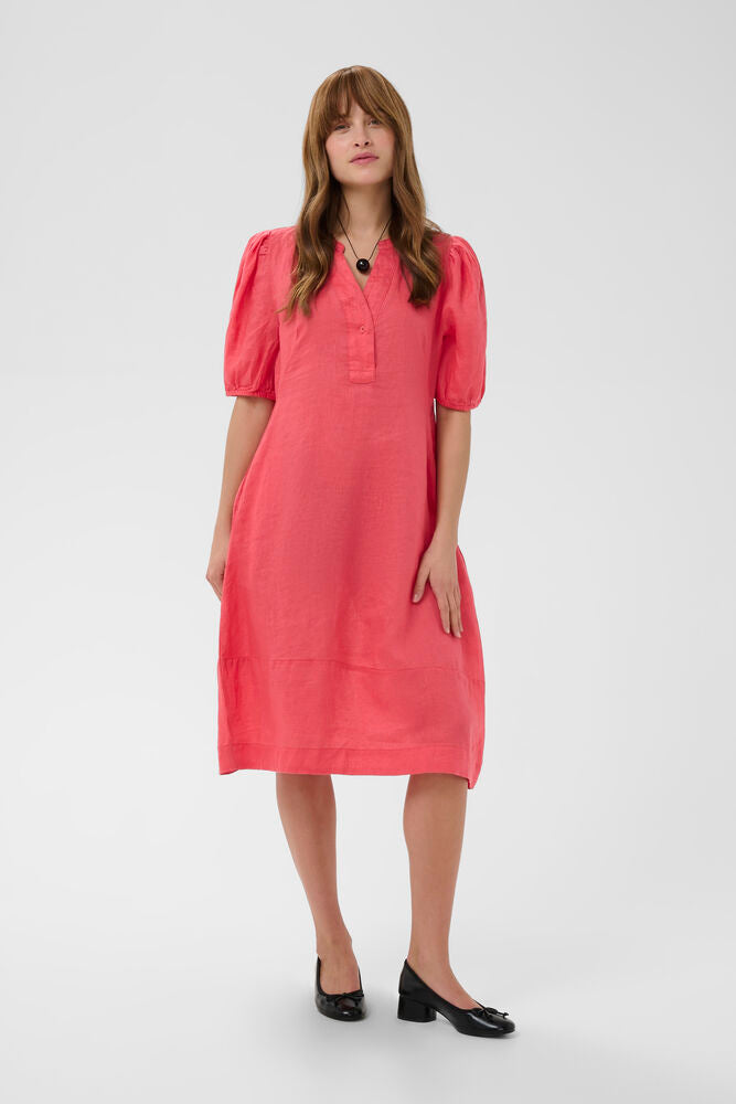 CULTURE Aniela Molly Placket Dress - Farmor Ingvarda