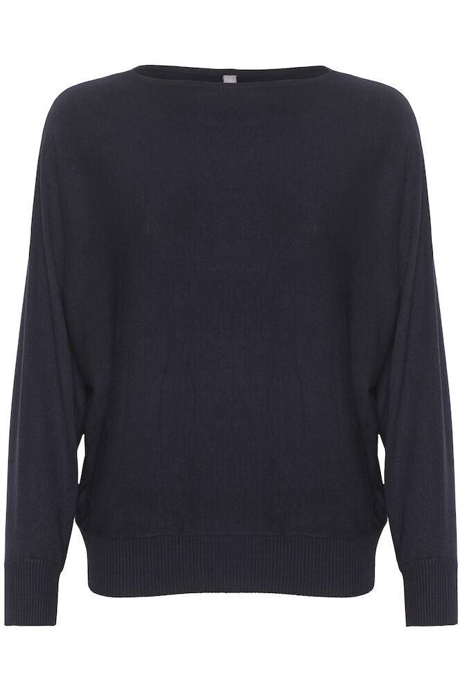 CULTURE Annemarie Batwing Jumper Navy - Farmor Ingvarda