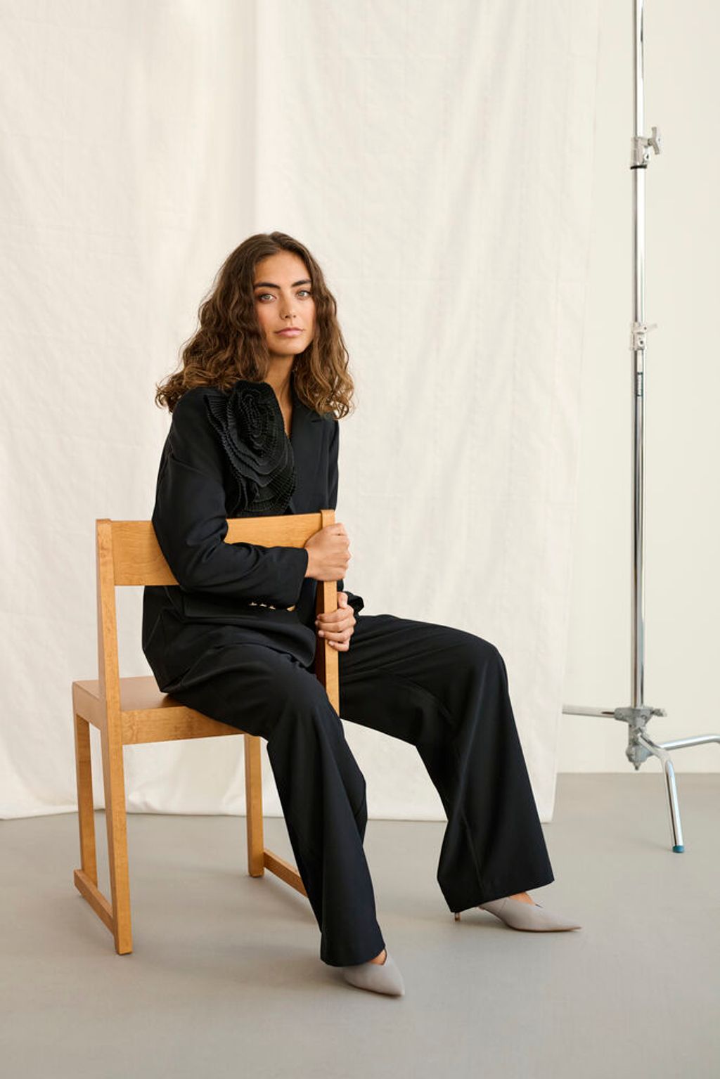 CULTURE Yala Collina Blazer Black - Farmor Ingvarda