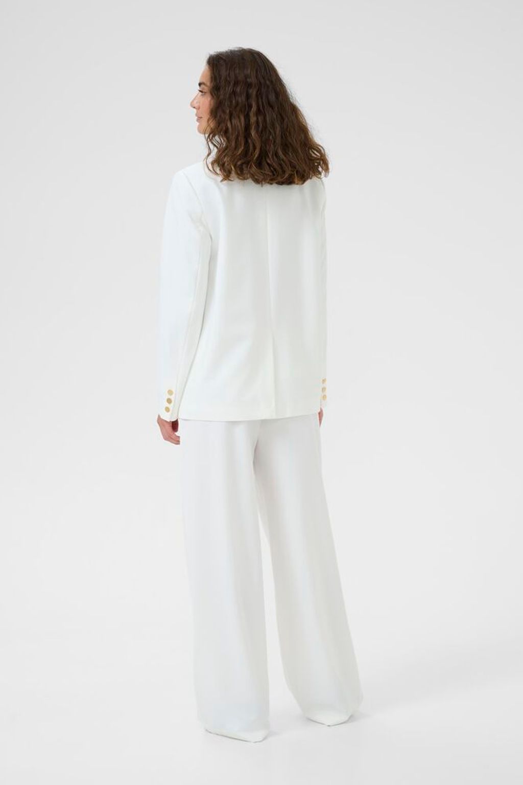 CULTURE Yala Collina Blazer White - Farmor Ingvarda