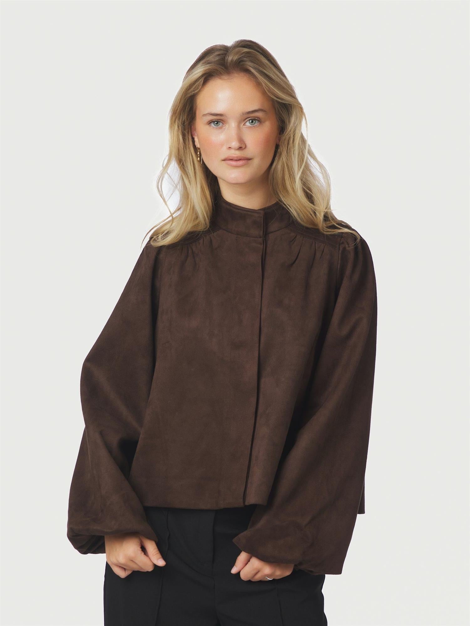 NEO NOIR Tirsa Faux Suede Jacket
