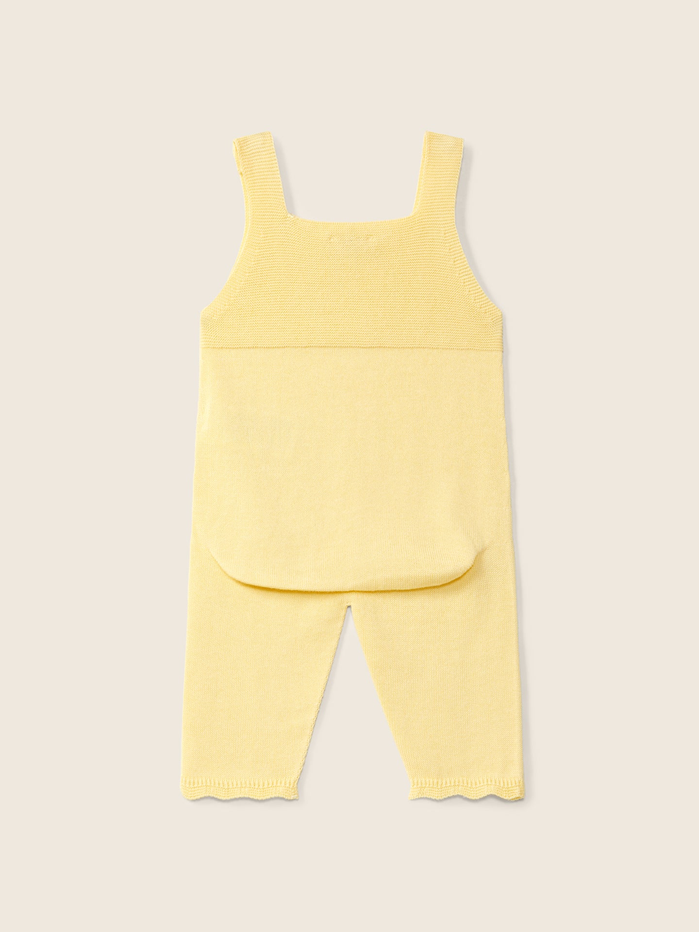 WEDOBLE Strikket selebukse Lysegul - Farmor Ingvarda