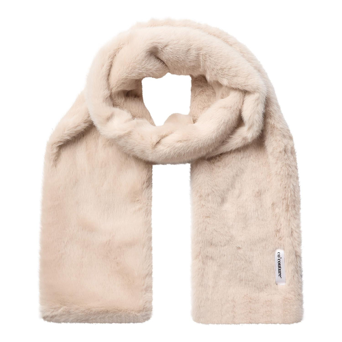 CO´ COUTURE Penza Fur Scarf Bone