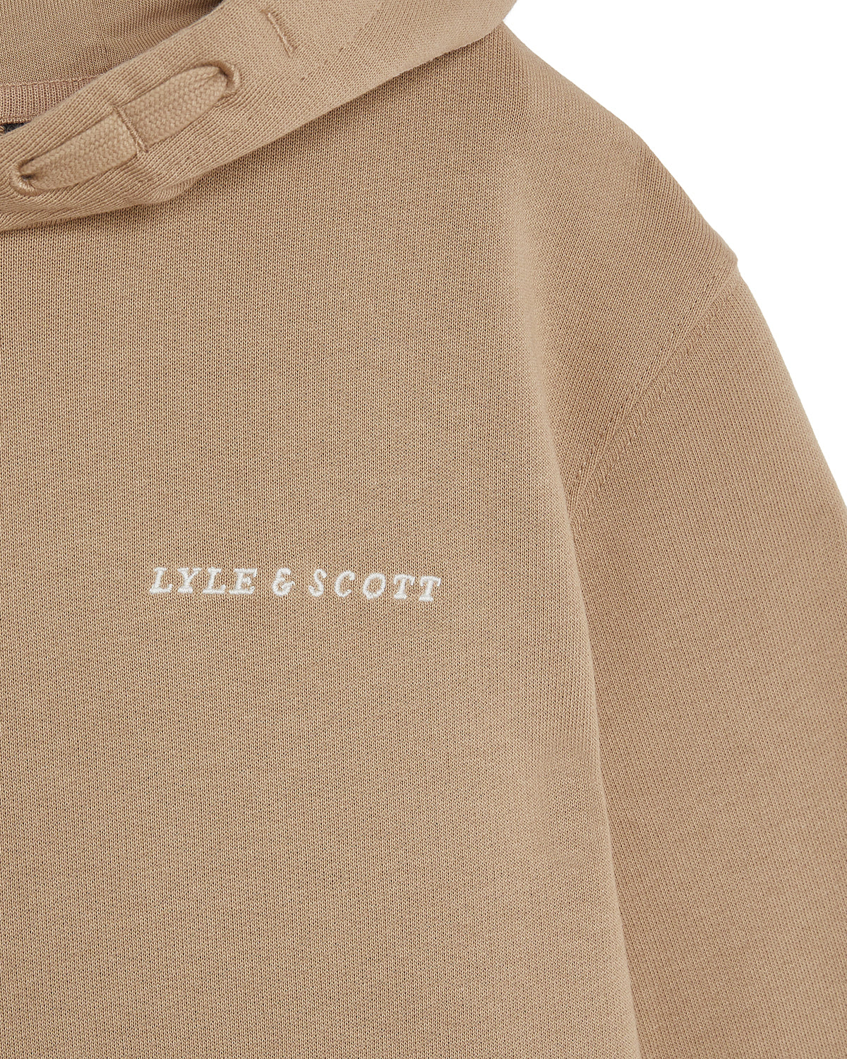 LYLE & SCOTT Script Hoodie Sand