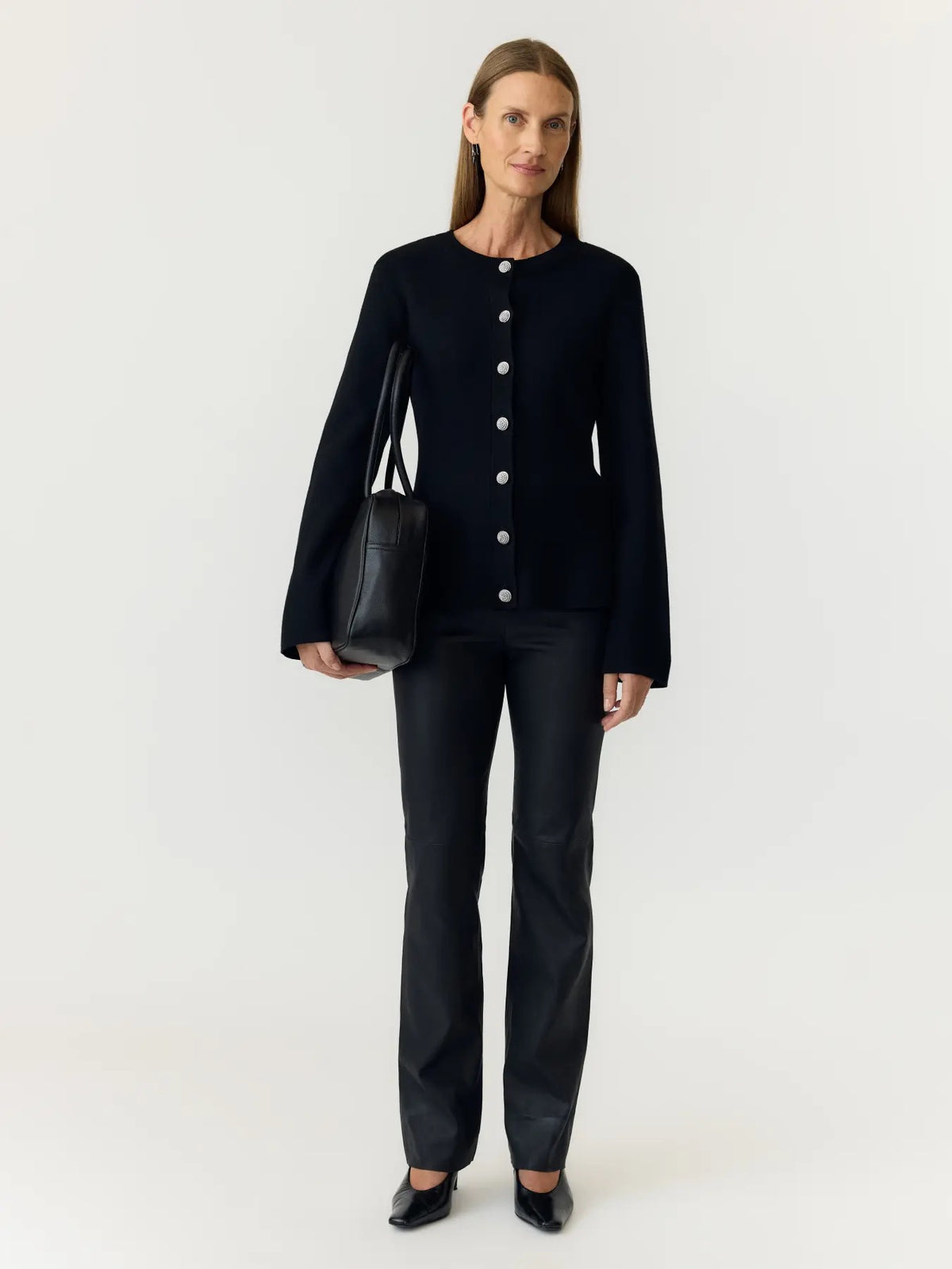 YAS Yaspimi Peplum Knit Cardigan