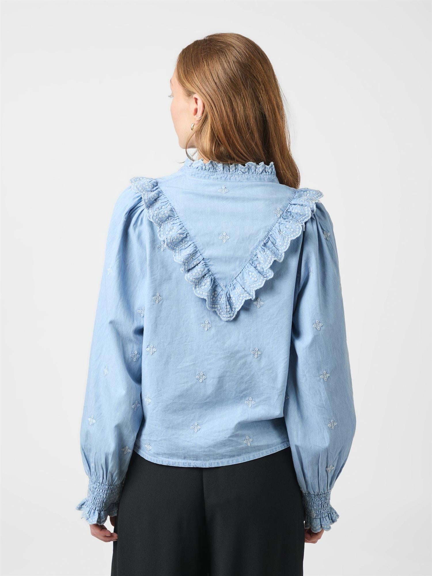NEO NOIR Degas Denim Blouse