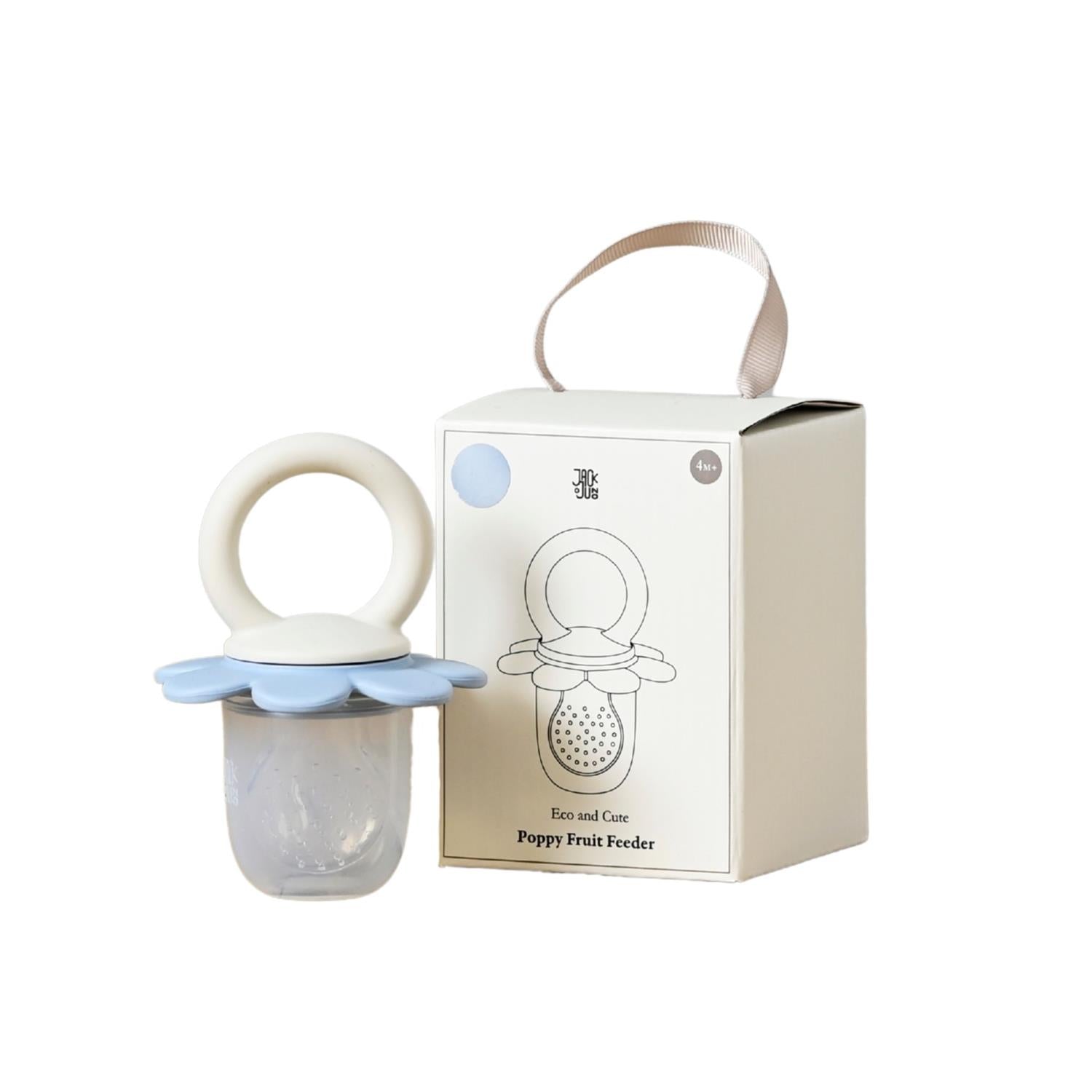 JACK o JUNO Poppy Fruit Feeder Krem/Lyseblå