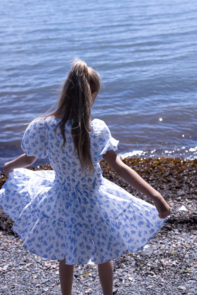 VILJE OG VE Nicole dress Blomstret - Farmor Ingvarda